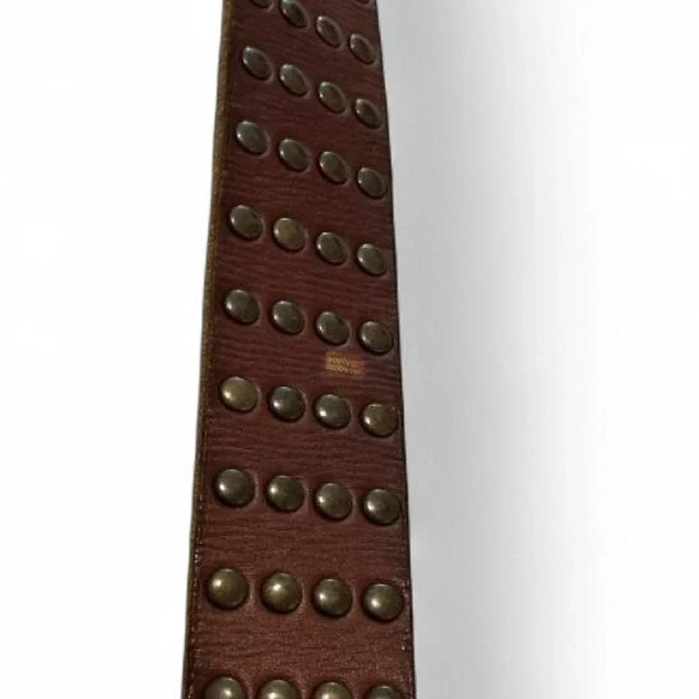 Fossil studded leather